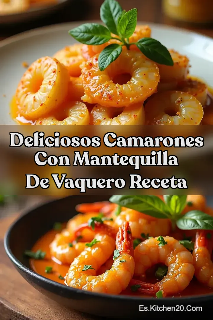 Deliciosos camarones con mantequilla de vaquero Receta