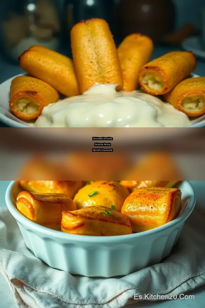 Deliciosos Canutillos Rellenos: Receta F&aacute;cil &iexcl;Te Enamorar&aacute;!