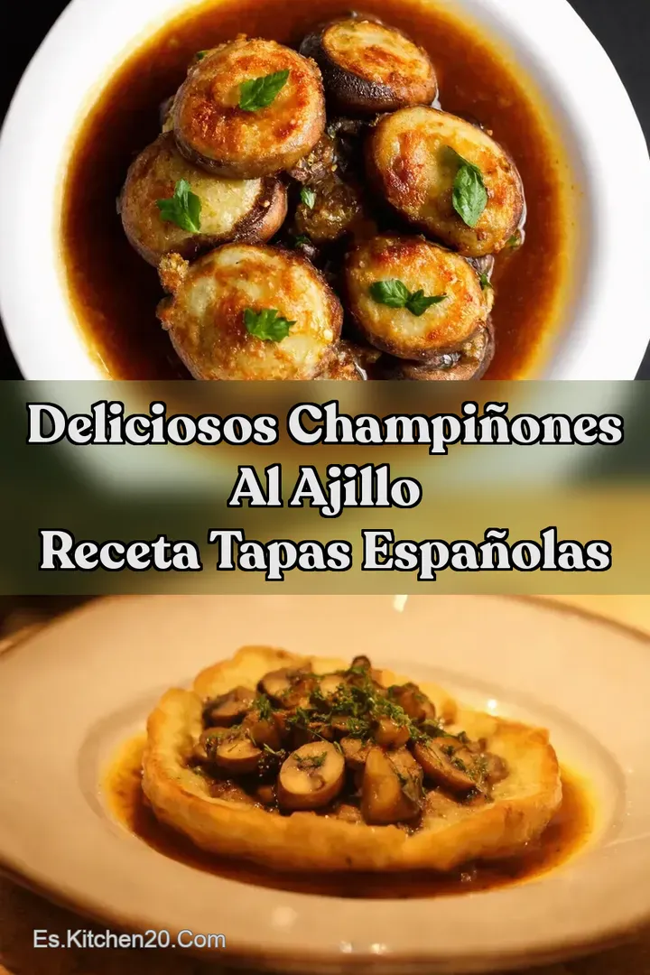 Deliciosos Champi&ntilde;ones al Ajillo Receta Tapas Espa&ntilde;olas