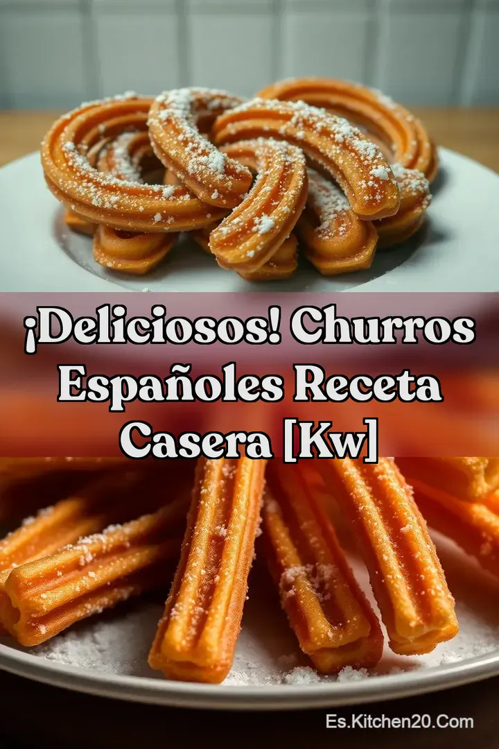 &iexcl;Deliciosos! Churros Espa&ntilde;oles Receta Casera [kw]