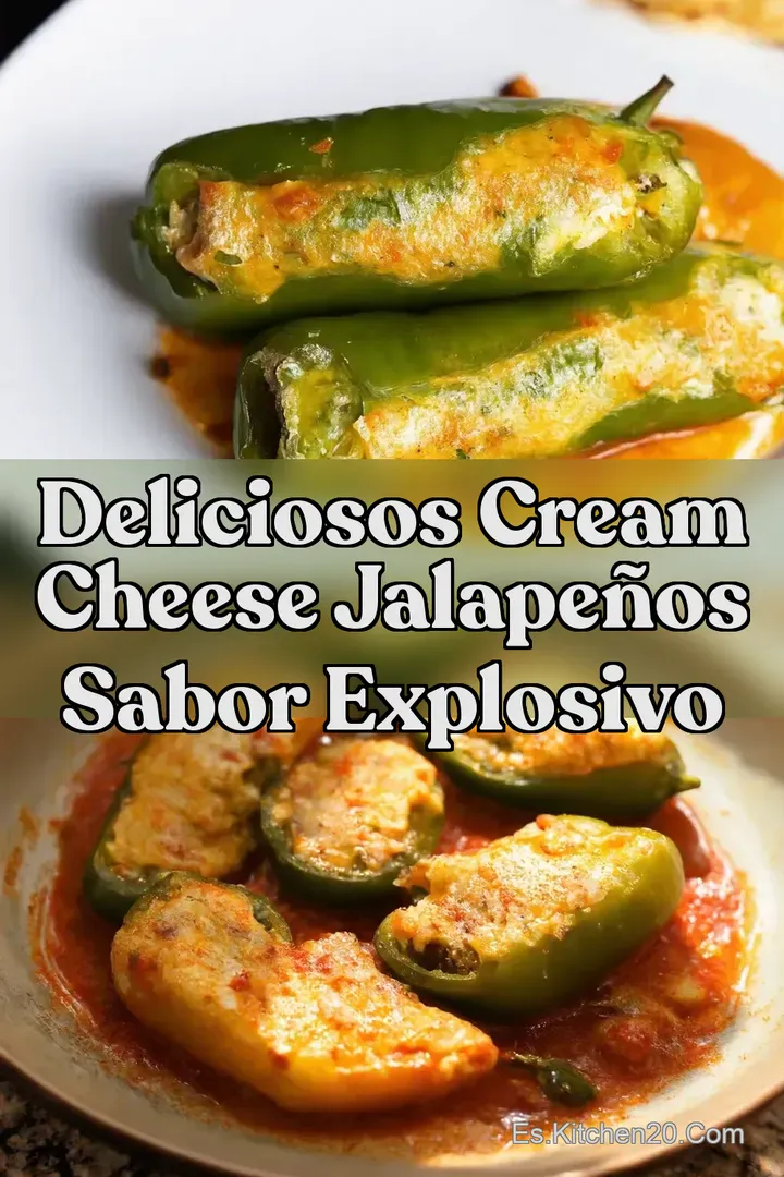 Deliciosos Cream Cheese Jalape&ntilde;os Sabor Explosivo