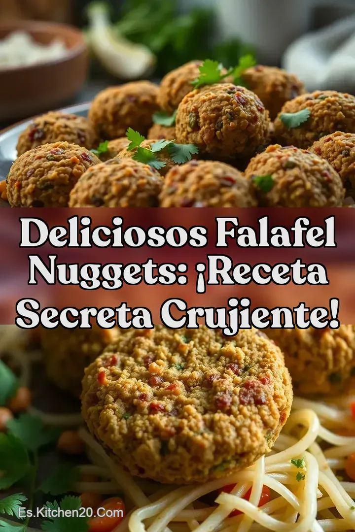 Deliciosos Falafel Nuggets: &iexcl;Receta Secreta Crujiente!
