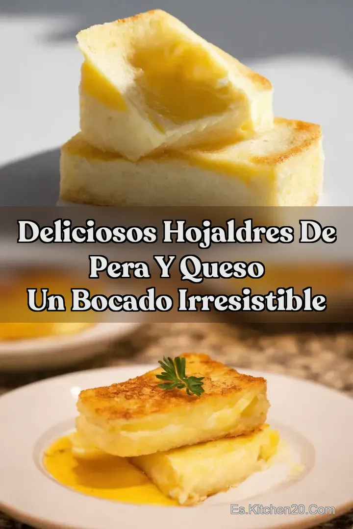 Deliciosos Hojaldres de Pera y Queso Un Bocado Irresistible