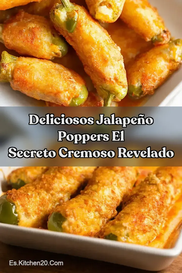Deliciosos Jalape&ntilde;o Poppers El Secreto Cremoso Revelado