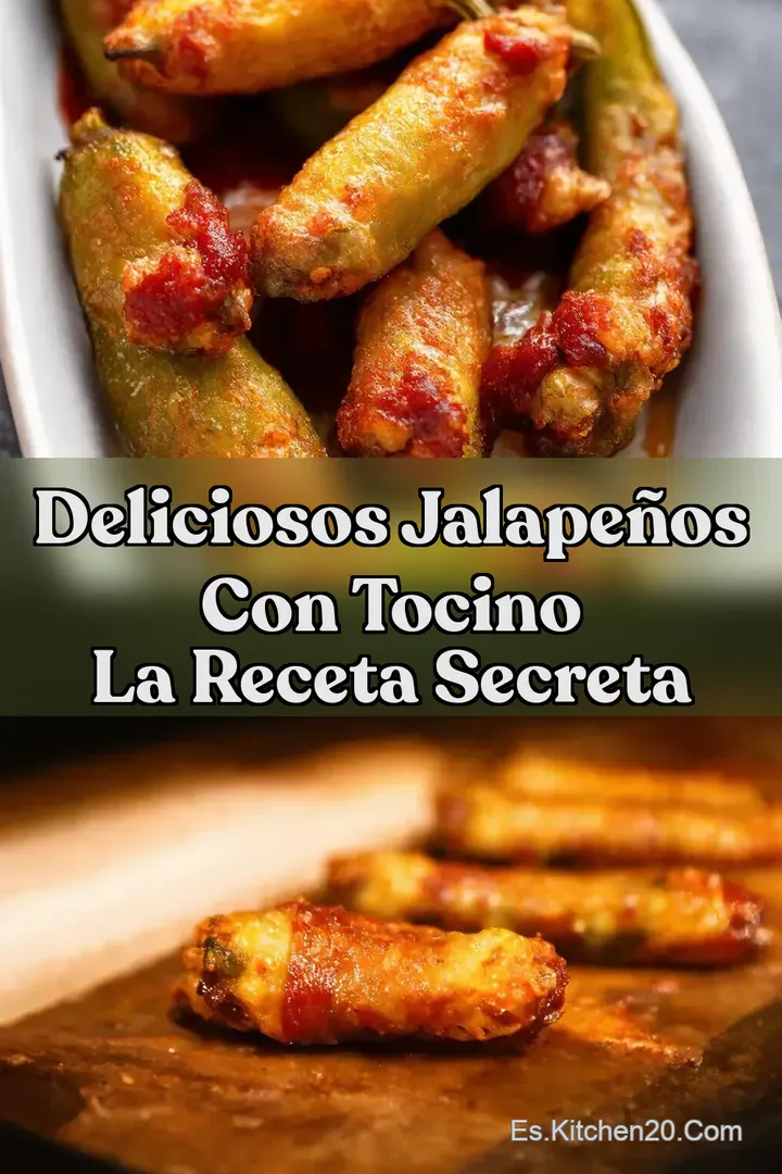 Deliciosos Jalape&ntilde;os con Tocino La Receta Secreta