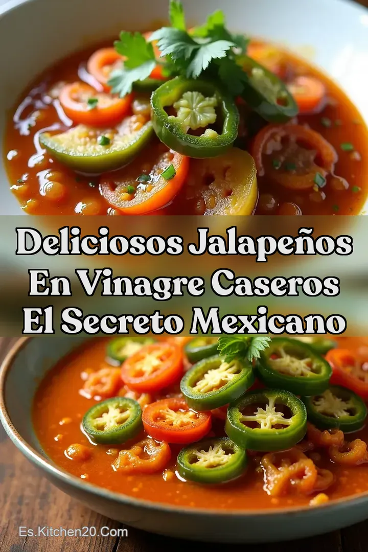 Deliciosos Jalape&ntilde;os en Vinagre Caseros El Secreto Mexicano