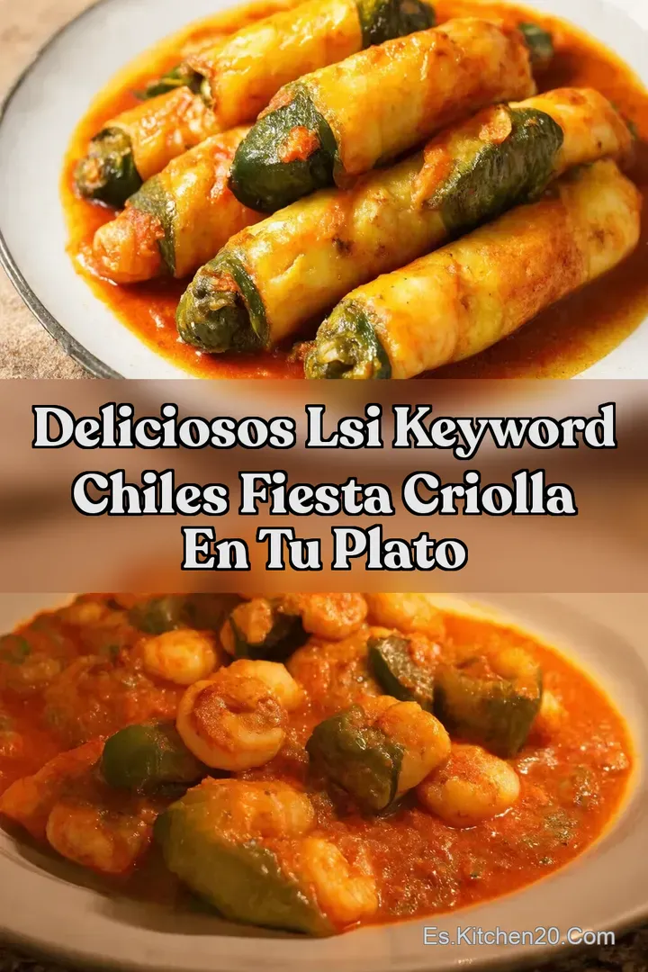 Deliciosos LSI keyword Chiles Fiesta Criolla en tu Plato