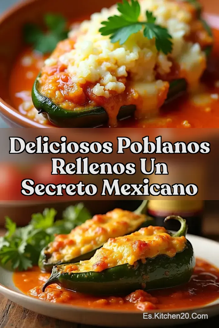 Deliciosos Poblanos Rellenos Un Secreto Mexicano