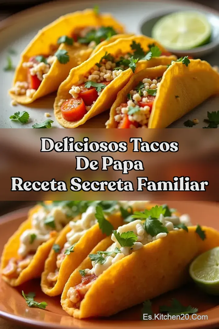 Deliciosos Tacos de Papa Receta Secreta Familiar