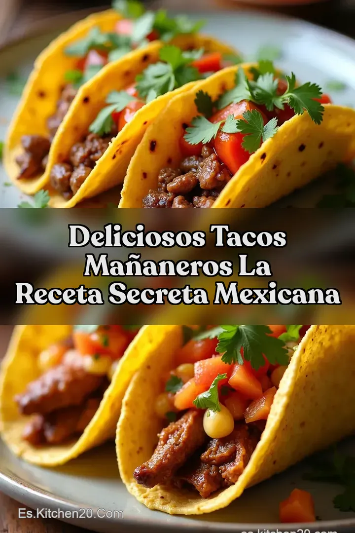 Deliciosos Tacos Ma&ntilde;aneros La Receta Secreta Mexicana