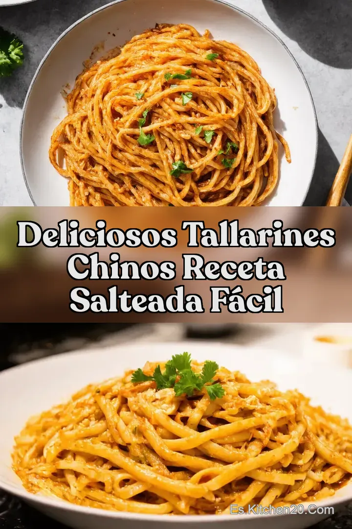 Deliciosos Tallarines Chinos Receta Salteada F&Aacute;CIL
