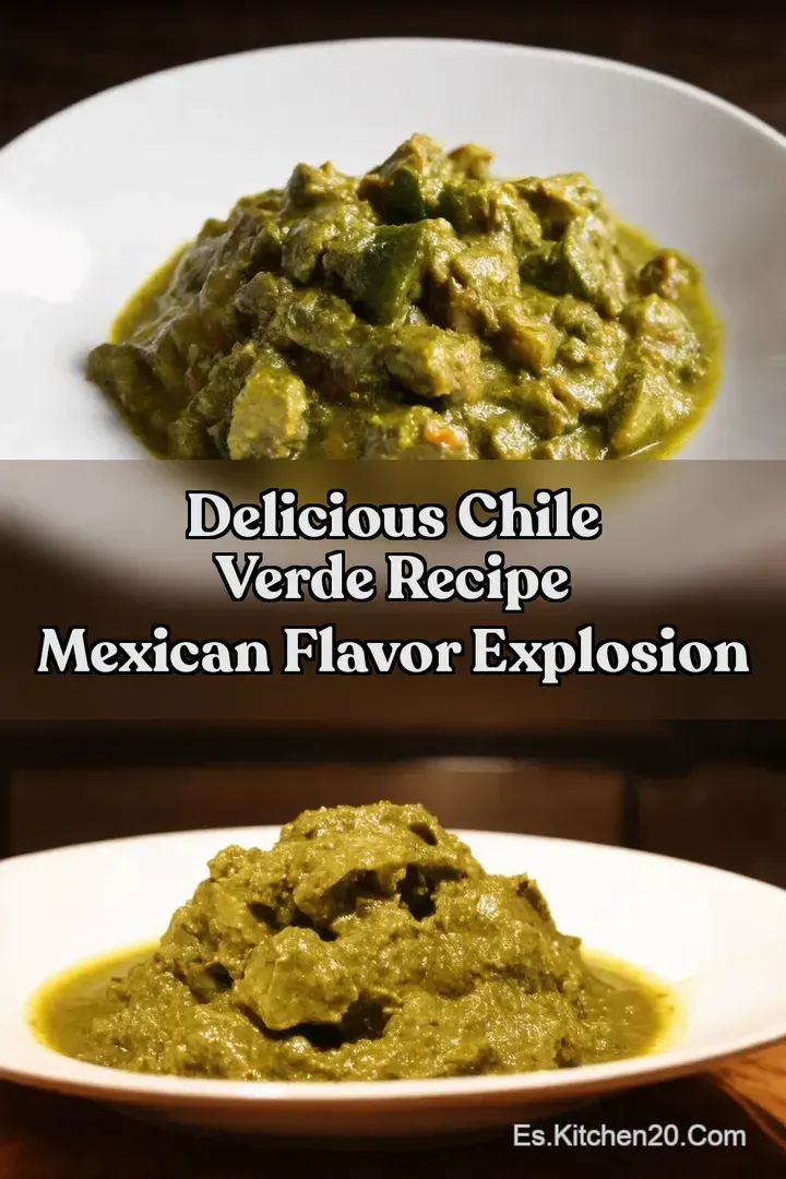 Delicious Chile Verde Recipe Mexican Flavor Explosion