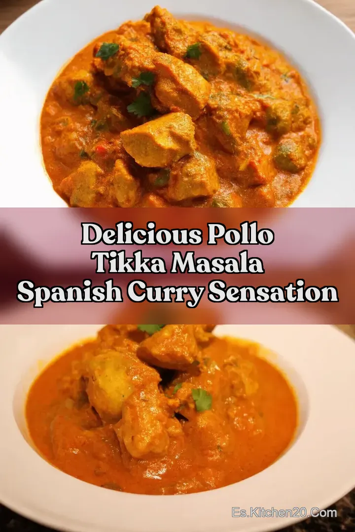 Delicious Pollo Tikka Masala Spanish Curry Sensation