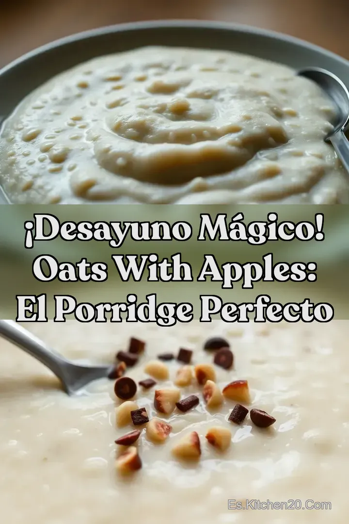 &iexcl;Desayuno M&aacute;gico! Oats With Apples: El Porridge Perfecto