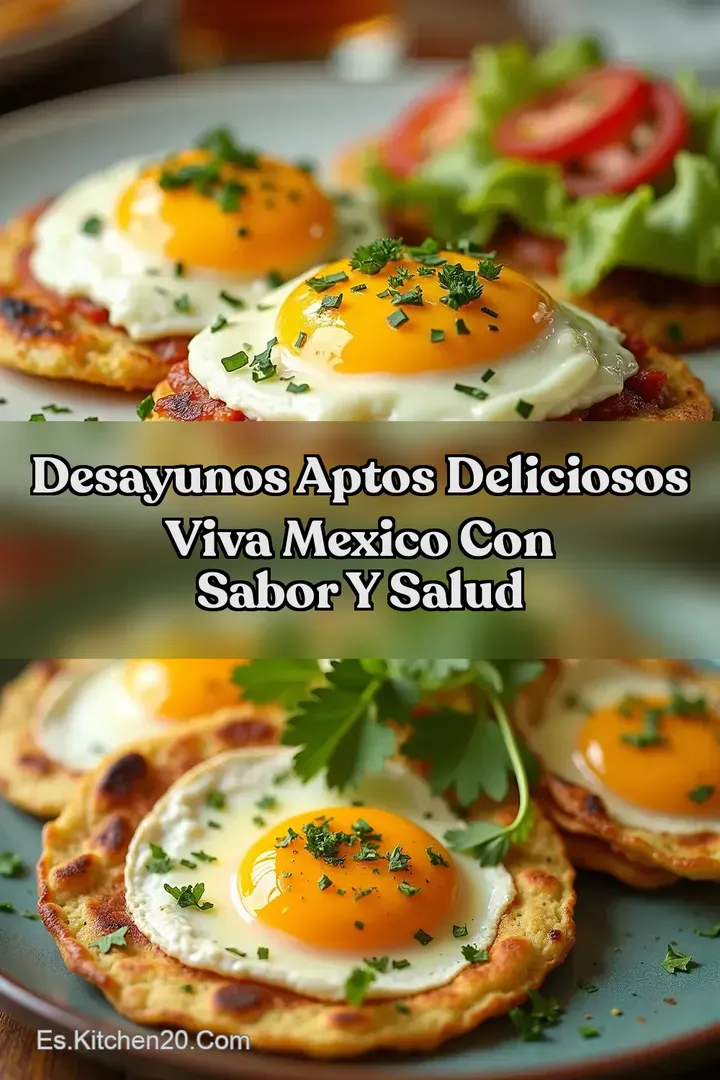 Desayunos Aptos Deliciosos Viva Mexico con Sabor y Salud