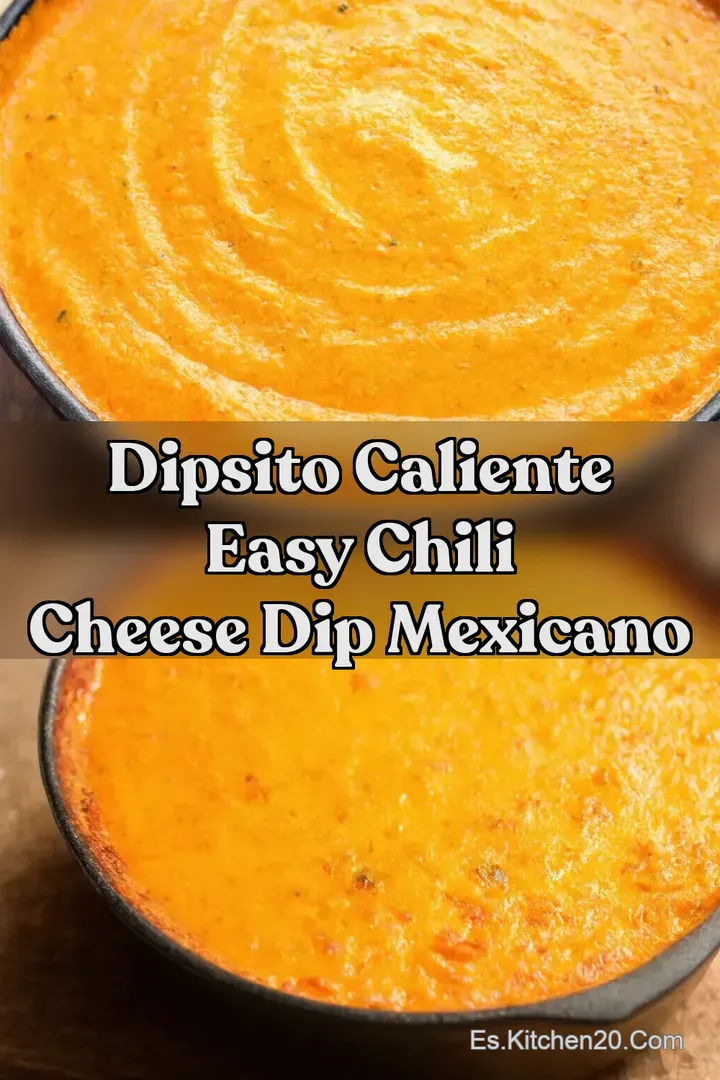 Dipsito Caliente Easy Chili Cheese Dip Mexicano