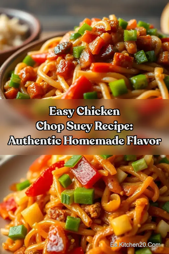 Easy Chicken Chop Suey Recipe: Authentic Homemade Flavor