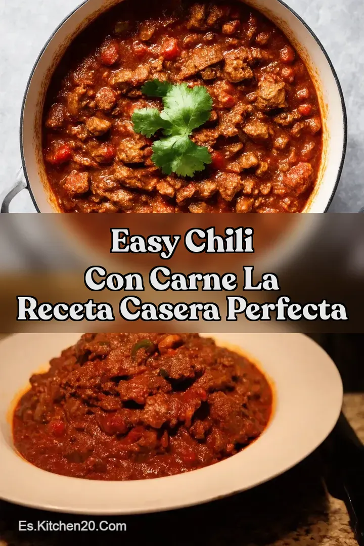 Easy Chili Con Carne La Receta Casera Perfecta