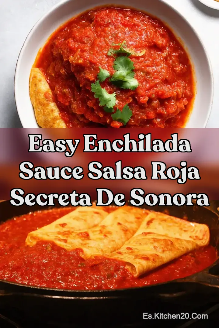 Easy Enchilada Sauce Salsa Roja Secreta de Sonora