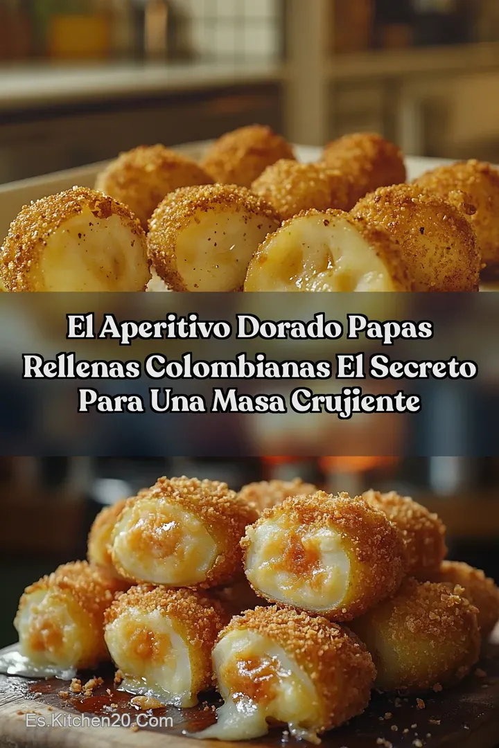 El Aperitivo Dorado Papas Rellenas Colombianas El Secreto para una Masa Crujiente