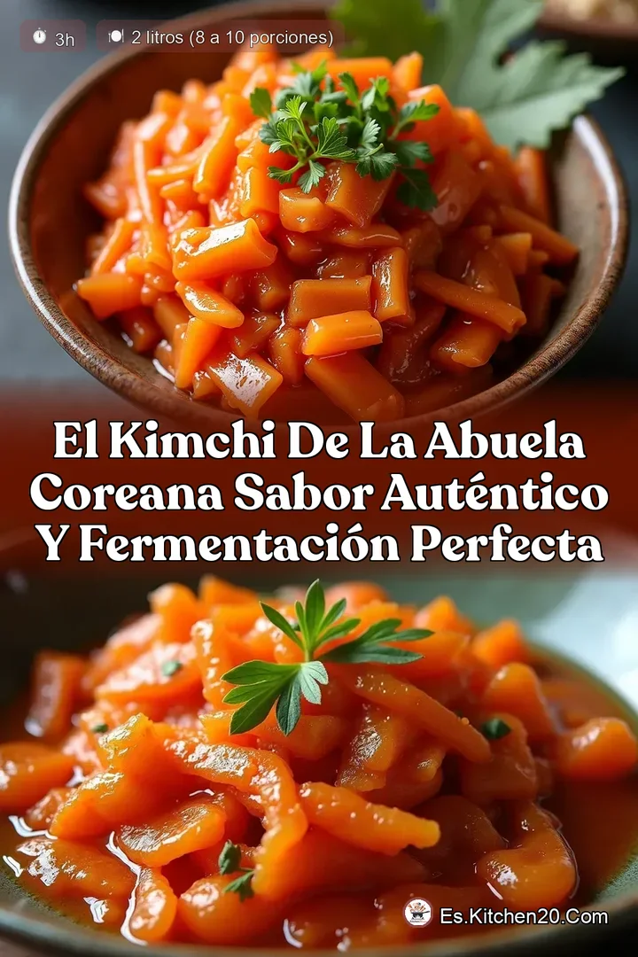 El Kimchi de la Abuela Coreana Sabor Aut&eacute;ntico y Fermentaci&oacute;n Perfecta