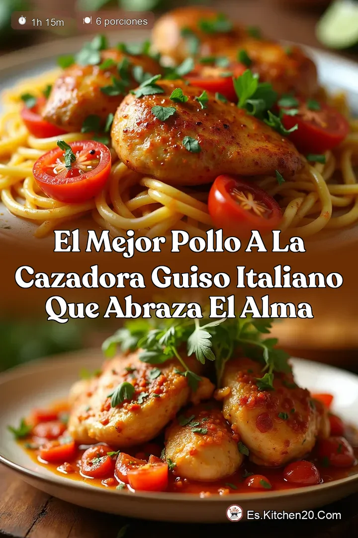 El Mejor Pollo a la Cazadora Guiso Italiano que Abraza el Alma