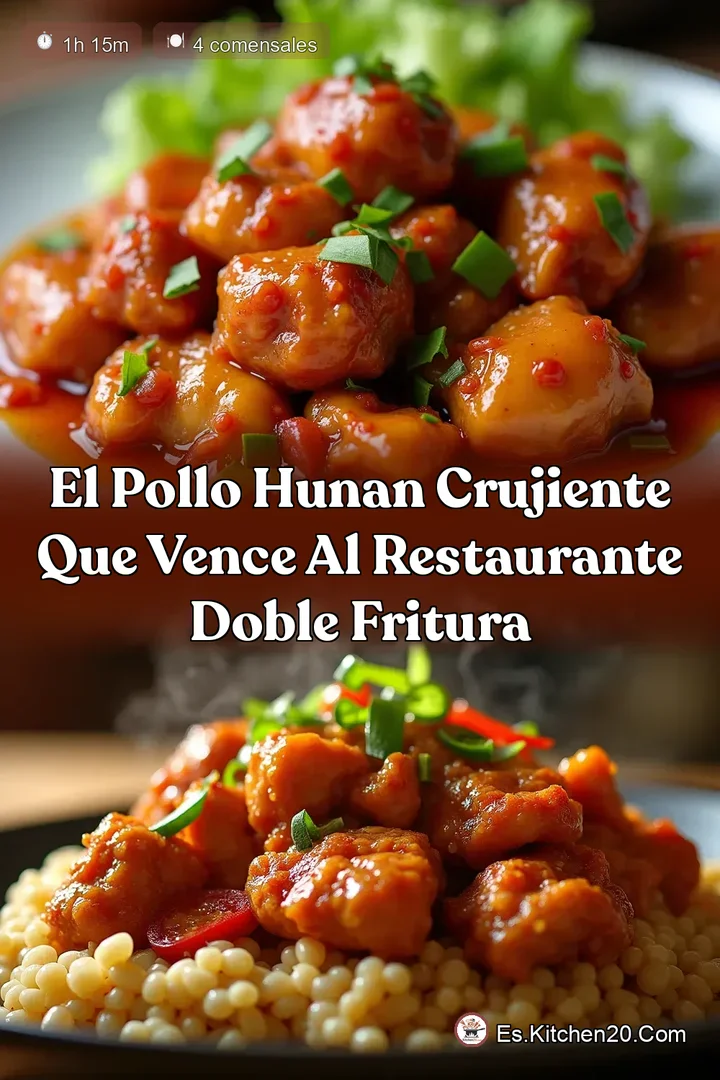 El Pollo Hunan Crujiente Que Vence Al Restaurante Doble Fritura