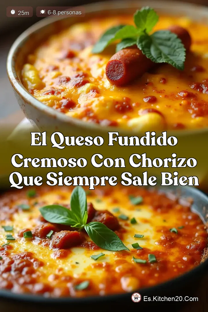 El Queso Fundido Cremoso con Chorizo Que Siempre Sale Bien