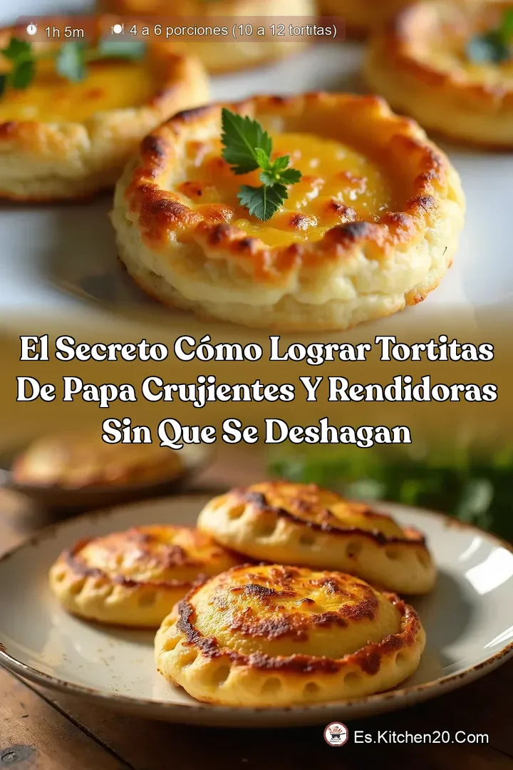 El Secreto C&oacute;mo Lograr Tortitas de Papa Crujientes y Rendidoras Sin que se Deshagan