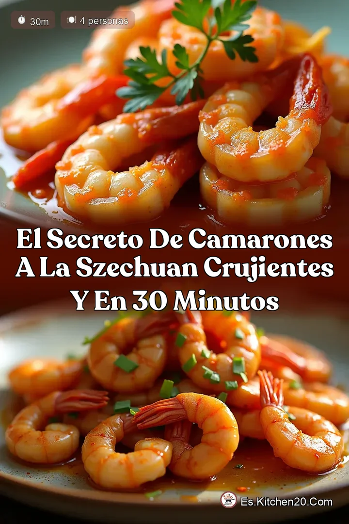 El Secreto de Camarones a la Szechuan Crujientes y en 30 Minutos
