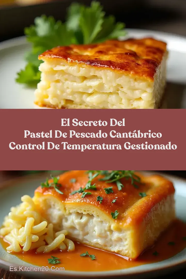 El Secreto del Pastel de Pescado Cant&aacute;brico Control de Temperatura Gestionado