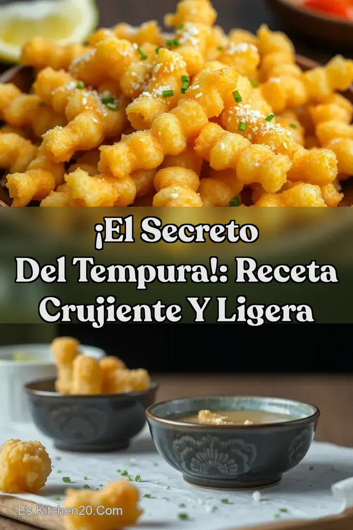 &iexcl;El Secreto del Tempura!: Receta Crujiente y Ligera