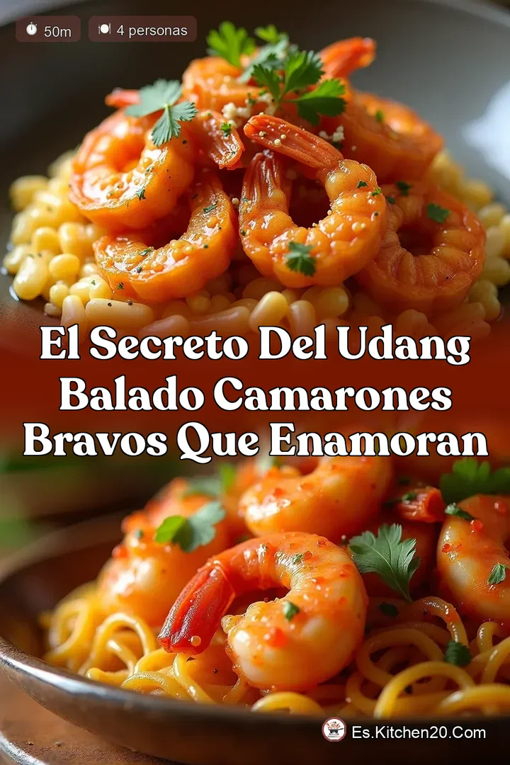 El Secreto del Udang Balado Camarones Bravos que Enamoran