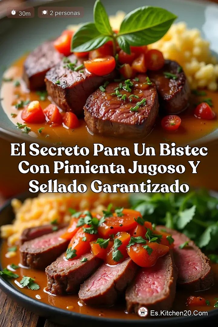 El Secreto para un Bistec con Pimienta jugoso y sellado Garantizado