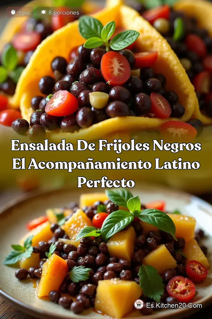 Ensalada de Frijoles Negros El Acompa&ntilde;amiento Latino Perfecto