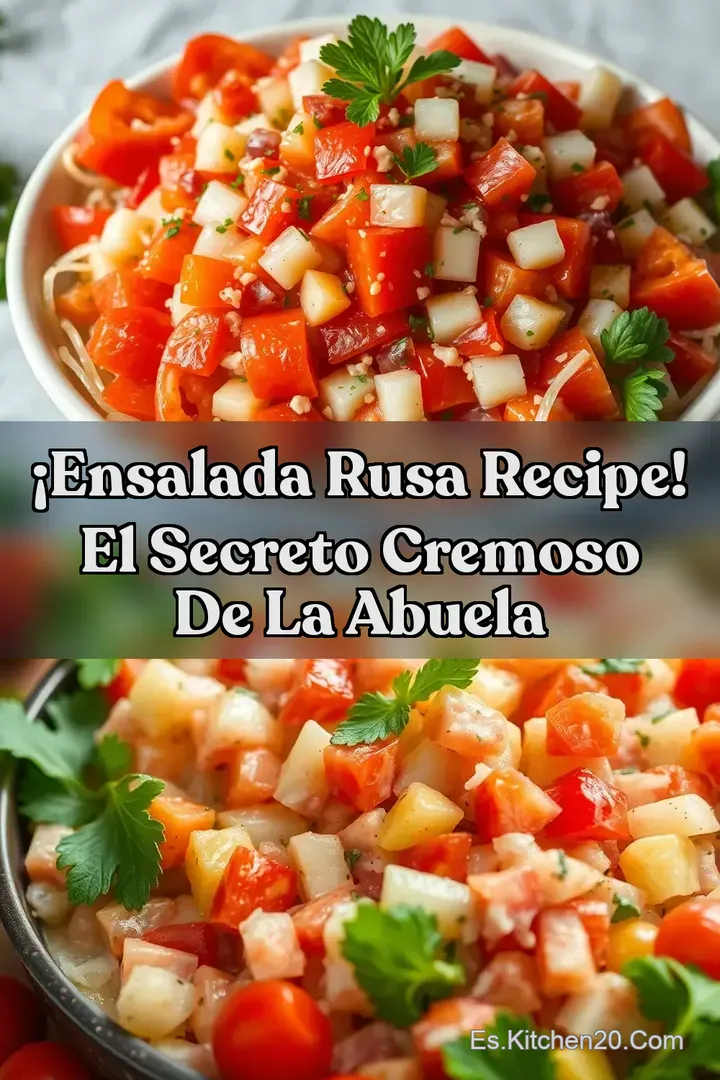 &iexcl;Ensalada Rusa Recipe! El Secreto Cremoso de la Abuela