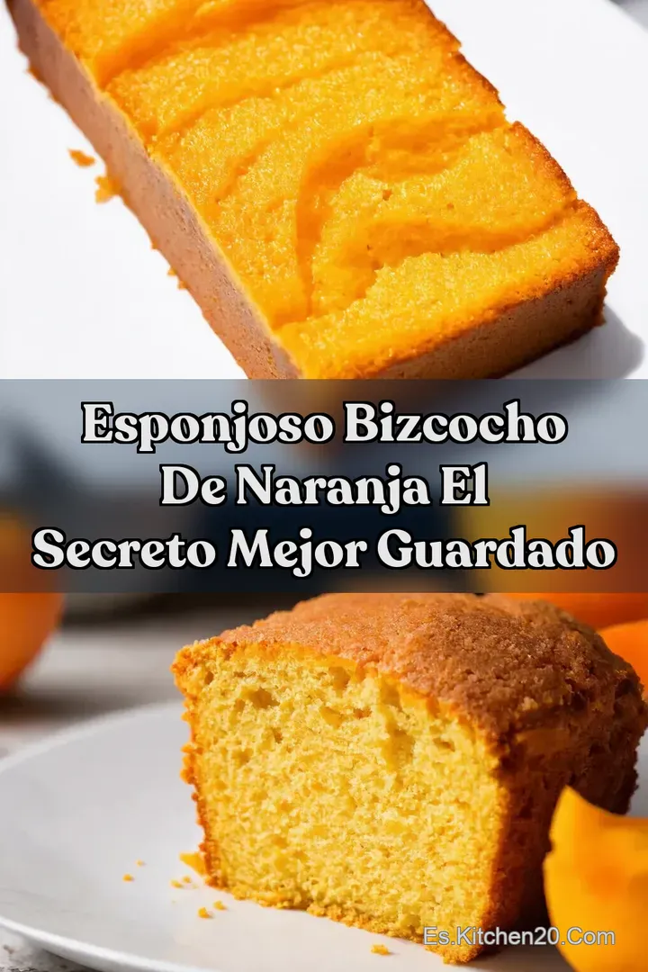 Esponjoso Bizcocho de Naranja El Secreto Mejor Guardado
