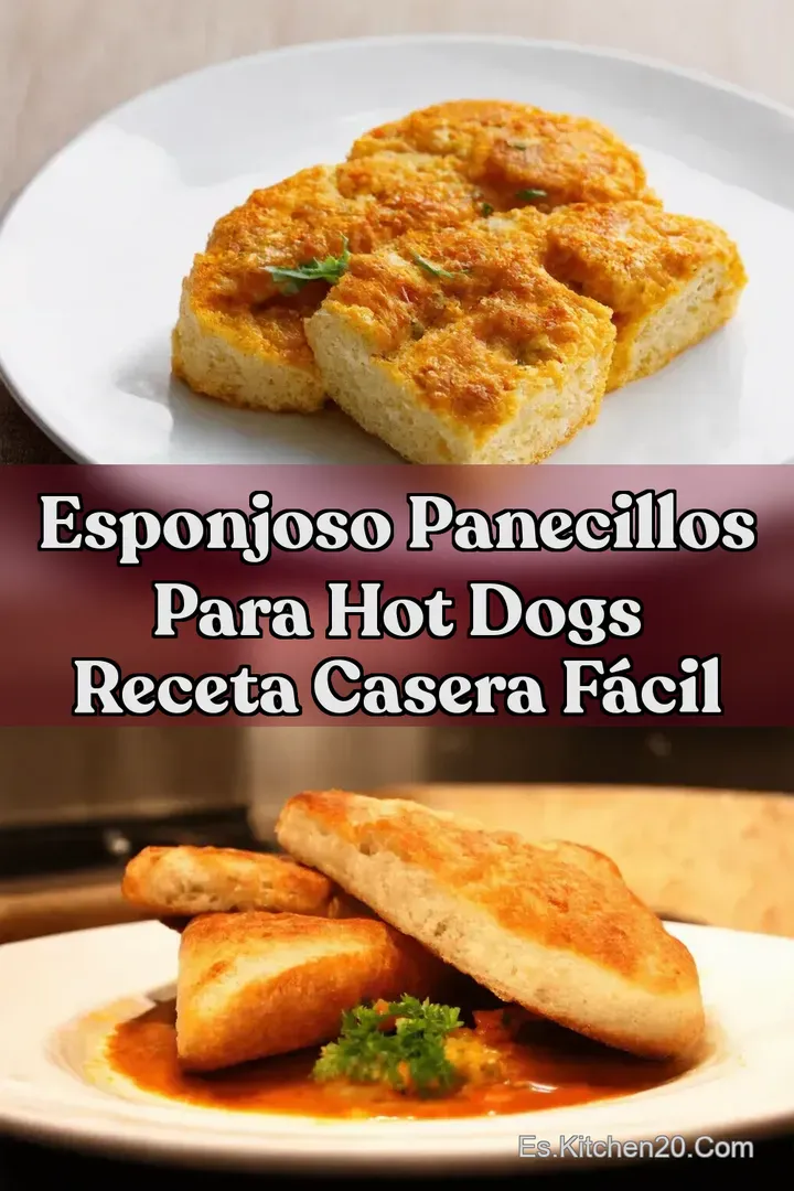 Esponjoso Panecillos para Hot Dogs Receta Casera F&aacute;cil