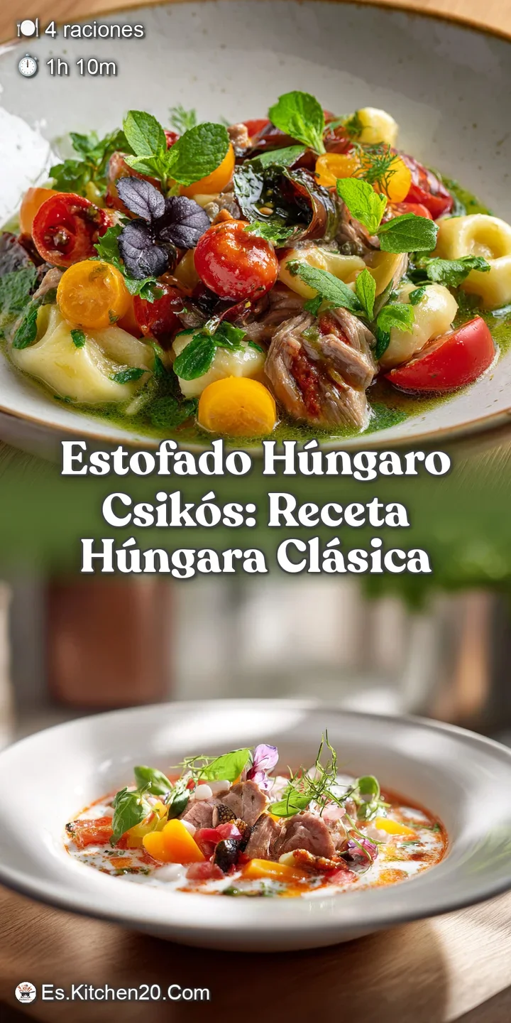 Close-up shot of glistening, paprika-infused stew with melt-in-your-mouth meat and a touch of creamy coolness, ready to eat.