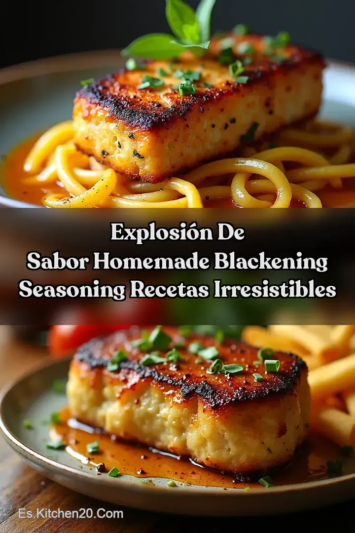 Explosi&oacute;n de Sabor Homemade Blackening Seasoning Recetas Irresistibles