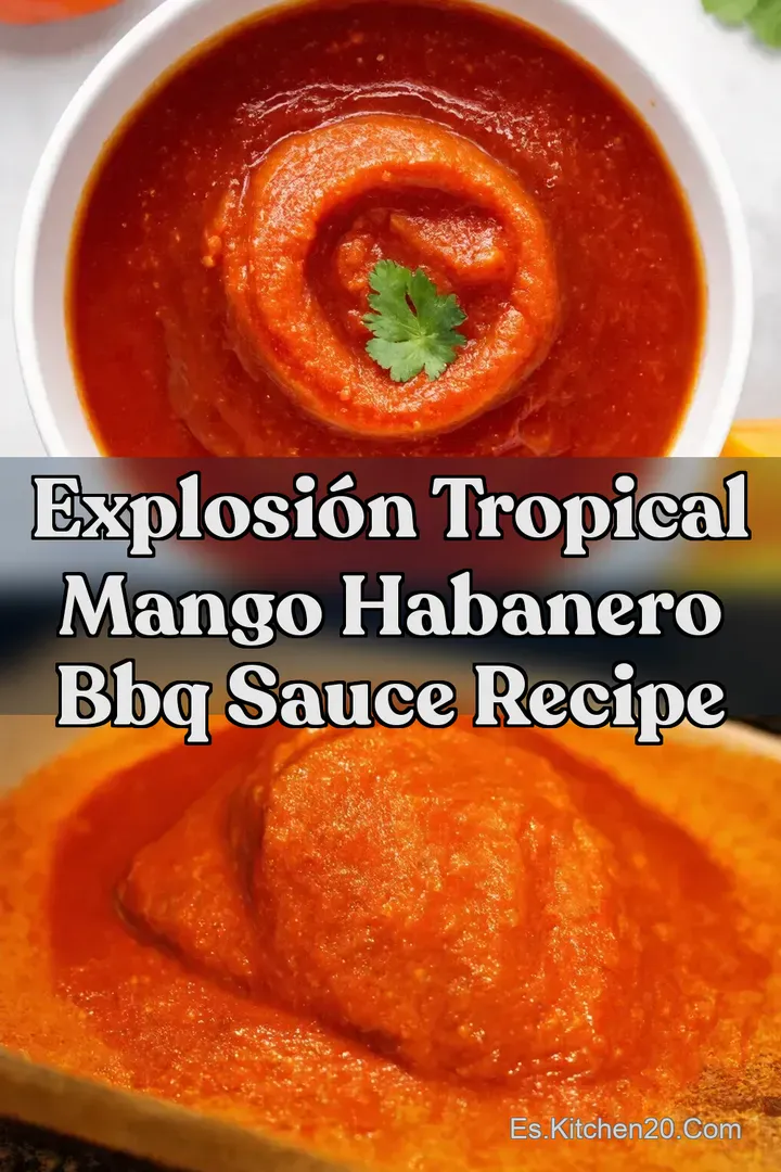 Explosi&oacute;n Tropical Mango Habanero BBQ Sauce Recipe