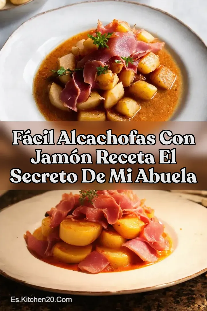 F&aacute;cil Alcachofas con jam&oacute;n receta El secreto de mi Abuela