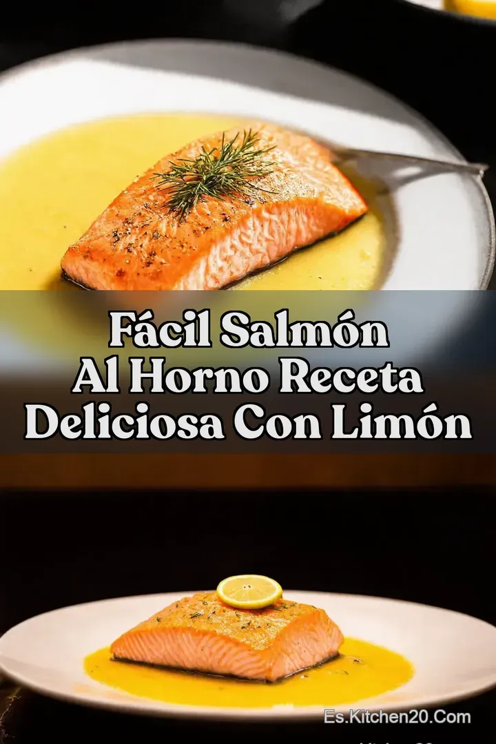 F&aacute;cil Salm&oacute;n al Horno Receta Deliciosa con Lim&oacute;n