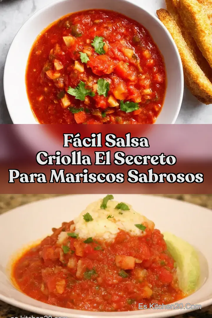 F&aacute;cil Salsa Criolla El Secreto Para Mariscos Sabrosos