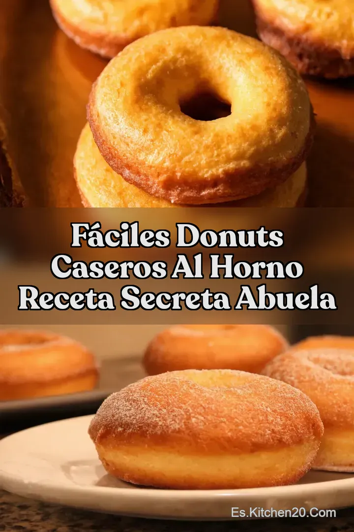 F&aacute;ciles Donuts Caseros al horno Receta Secreta Abuela