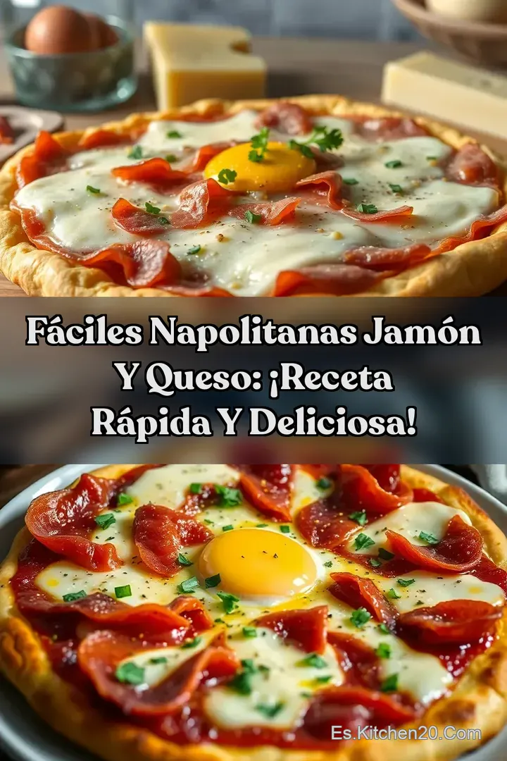 F&aacute;ciles Napolitanas Jam&oacute;n y Queso: &iexcl;Receta R&aacute;pida y Deliciosa!