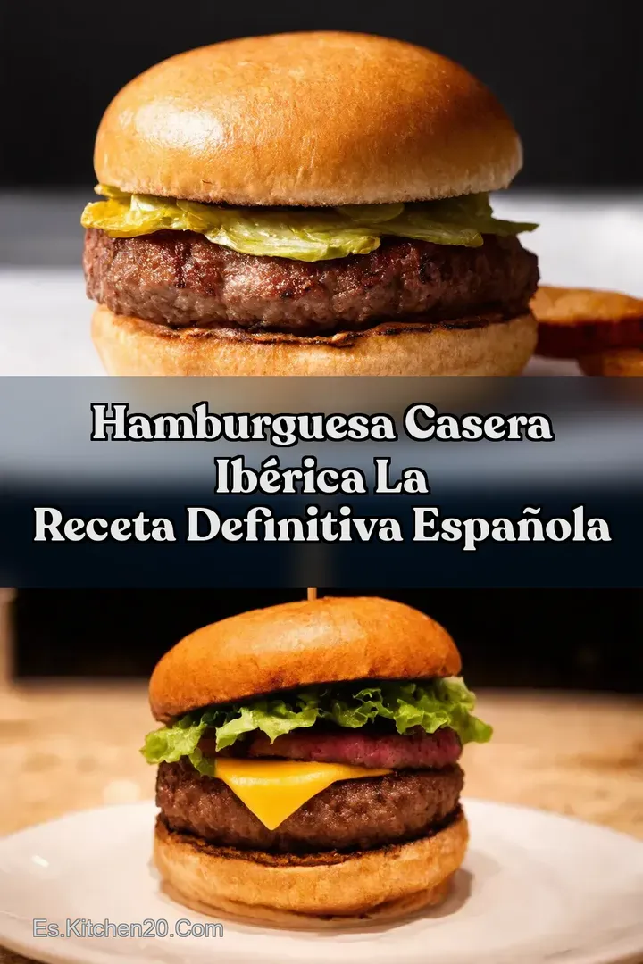 Hamburguesa Casera Ib&eacute;rica La Receta Definitiva Espa&ntilde;ola