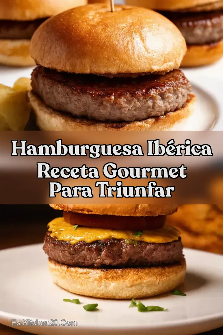 Hamburguesa Ib&eacute;rica Receta Gourmet Para Triunfar