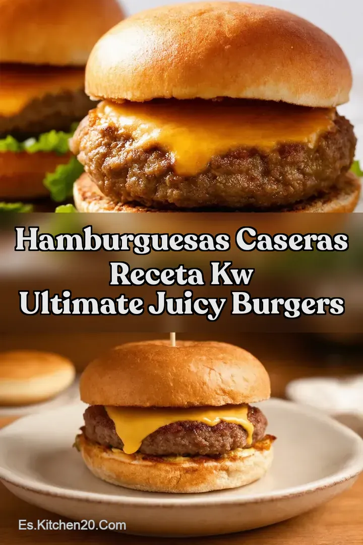 Hamburguesas Caseras Receta kw Ultimate Juicy Burgers