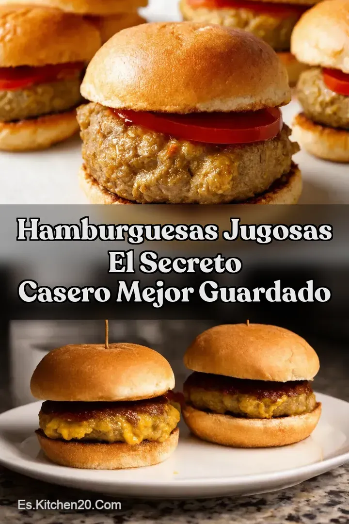 Hamburguesas Jugosas El Secreto Casero Mejor Guardado